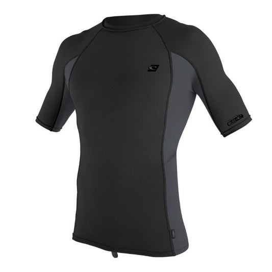 O'Neill - Premium Skins S/S Rash Guard - Black/Graphite - GearFreak