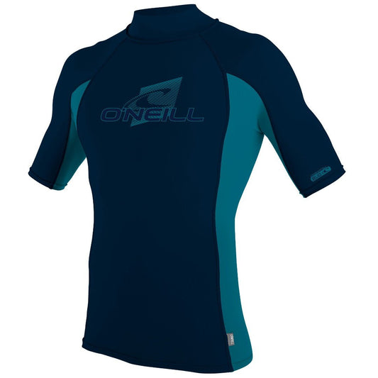 O'Neill - Premium Skins S/S Turtle Neck Rash Guard - Abyss/Tide - GearFreak