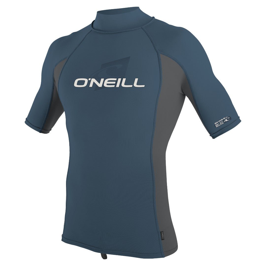 O'Neill - Premium Skins S/S Turtle Neck Rash Guard - Blue - GearFreak