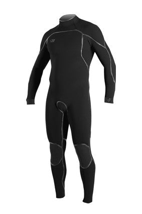 O'Neill - Psycho One 5/4 Back Zip Black/Black - 48/S - GearFreak