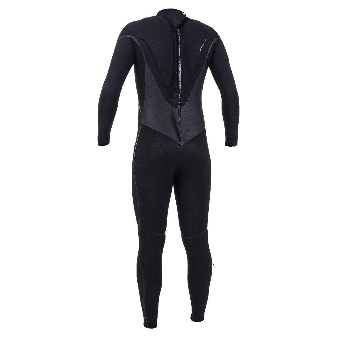 O'Neill - Psycho Tech 5/4 + Back Zip Black/Black - 48/S - GearFreak
