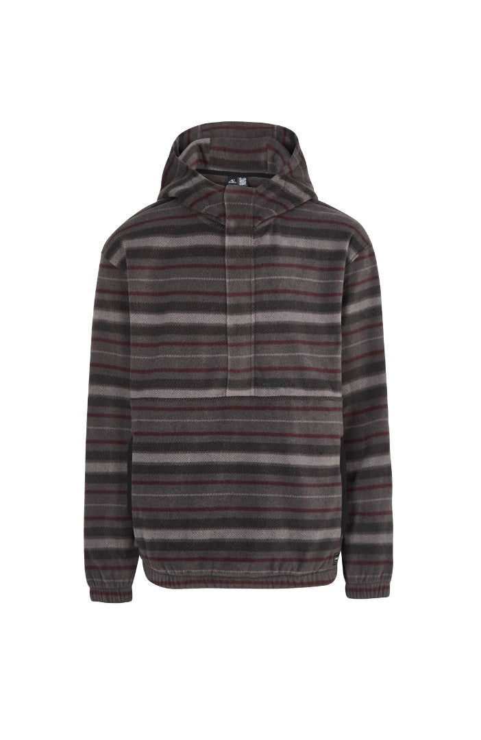 O'Neill - Superfleece HZ Hoodie Grey Crossover Stripe - M - GearFreak
