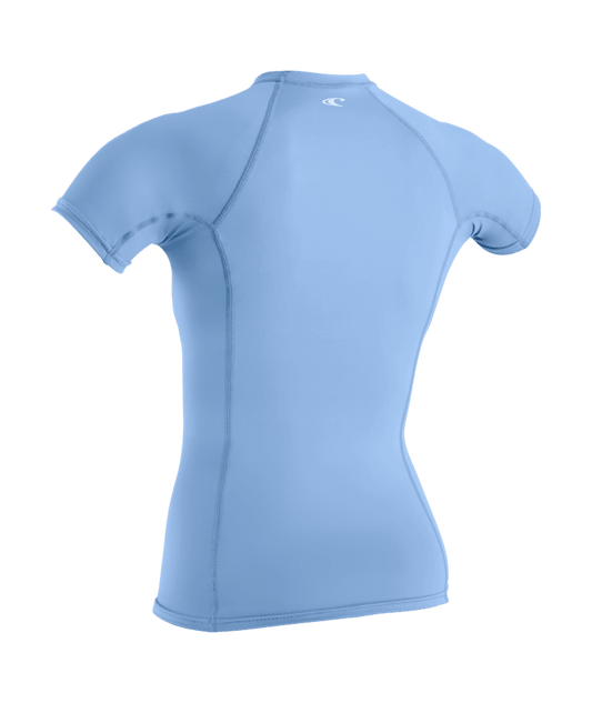 O'Neill Wms Basic Skins S/S Rash Guard Azurine - GearFreak