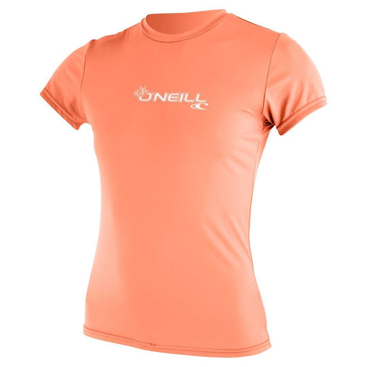 O'Neill - Wms Basic Skins Rash Guard - Light Grapefruit - GearFreak