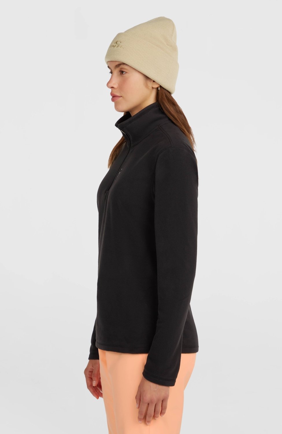O'Neill - Women's FWC'Cruz Jack's Polartec Half-Zip Fleece - Black Out - GearFreak