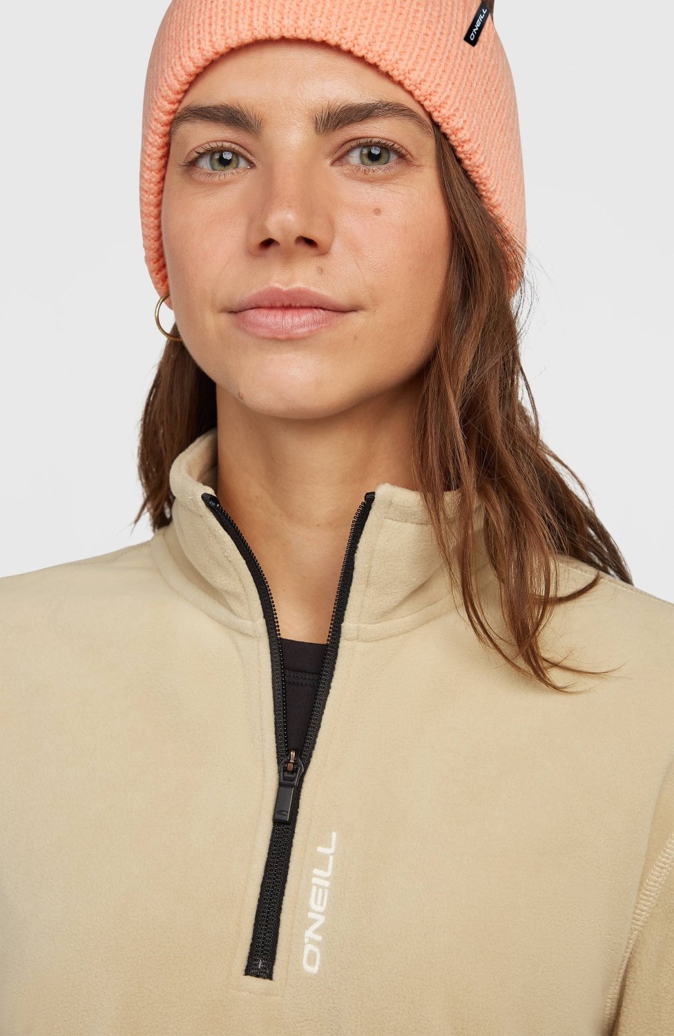 O'Neill - Women's FWC'Cruz Jack's Polartec Half-Zip Fleece - Olive Blush - GearFreak