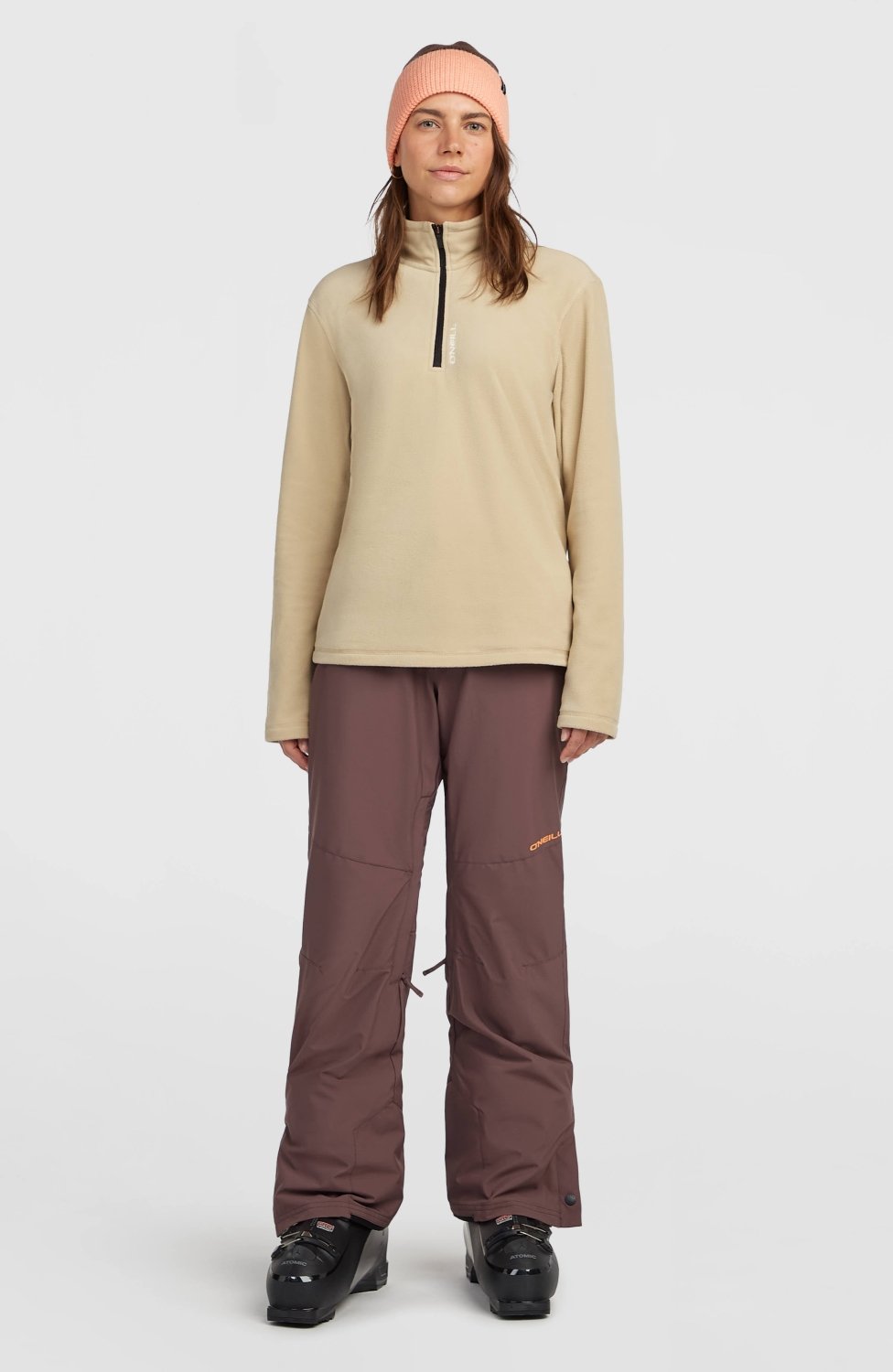 O'Neill - Women's FWC'Cruz Jack's Polartec Half-Zip Fleece - Olive Blush - GearFreak