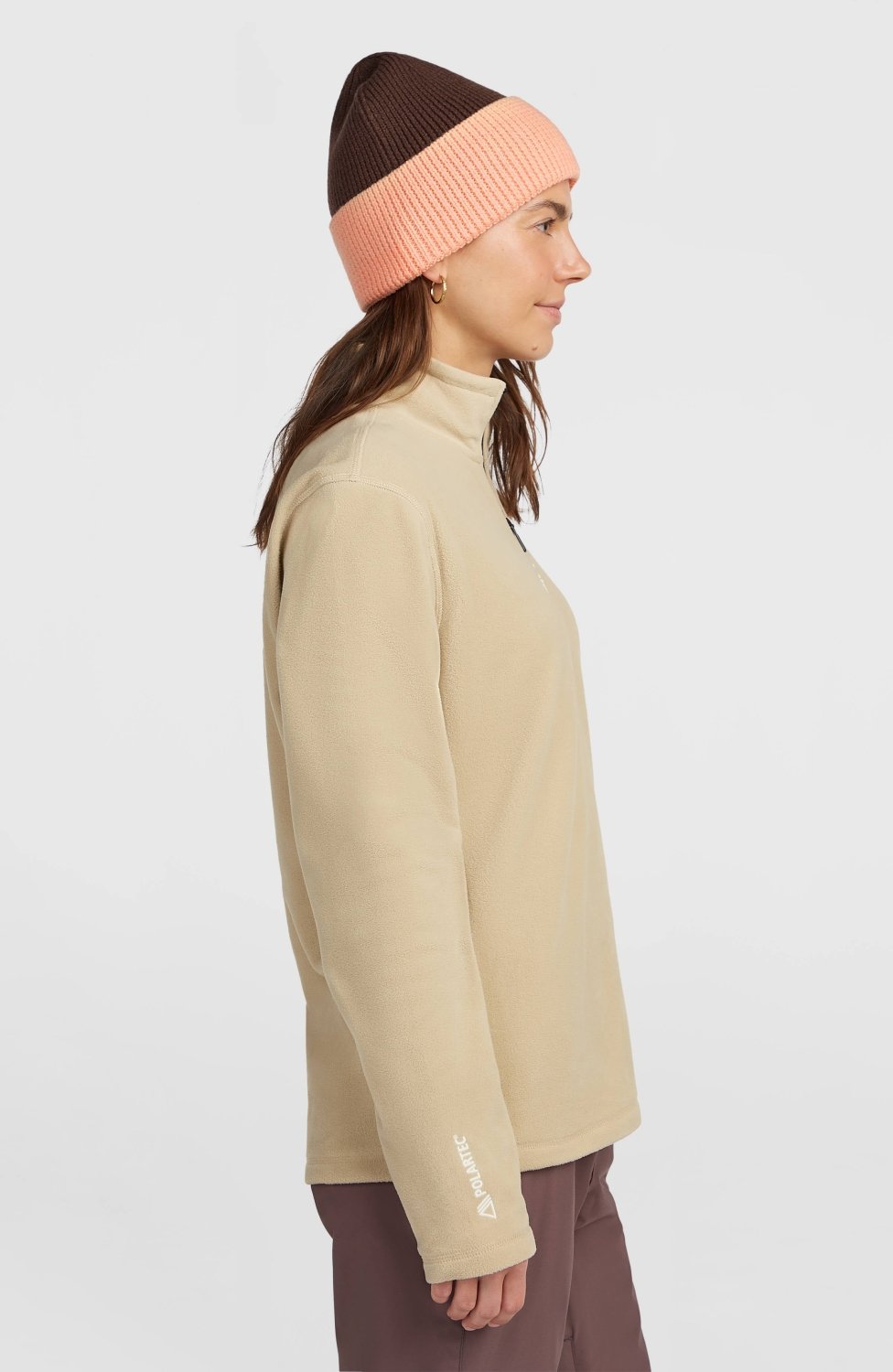 O'Neill - Women's FWC'Cruz Jack's Polartec Half-Zip Fleece - Olive Blush - GearFreak