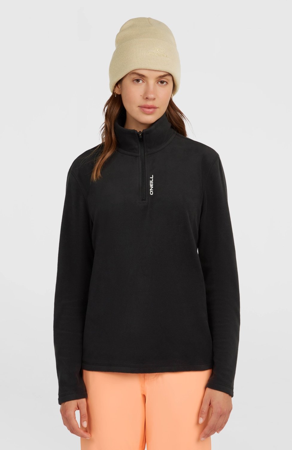 O'Neill - Women's FWC'Cruz Jack's Polartec Half-Zip Fleece - Black Out - GearFreak