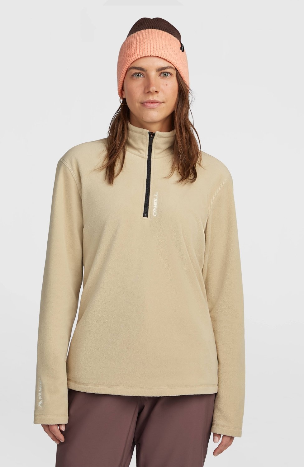 O'Neill - Women's FWC'Cruz Jack's Polartec Half-Zip Fleece - Olive Blush - GearFreak