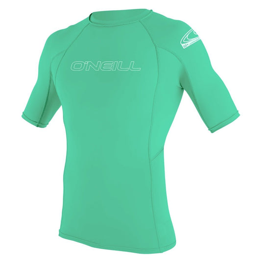 O'Neill - Youth Basic Skins Rash Guard Light Aqua - 8 - GearFreak
