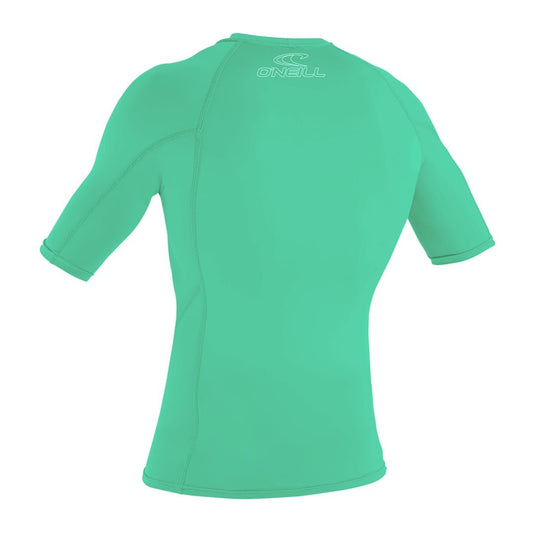 O'Neill - Youth Basic Skins Rash Guard Light Aqua - 8 - GearFreak