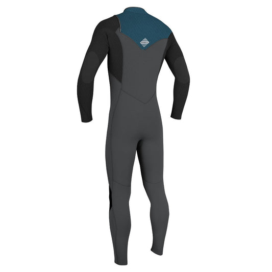 O'Neill - Youth Hyperfreak 5/4+ Chest Zip Black/Ultra Blue - 12 - GearFreak