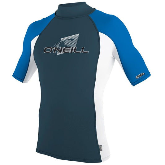O'Neill - Youth Premium Skins Rash Guard Turtleneck Blue/White - 4 - GearFreak
