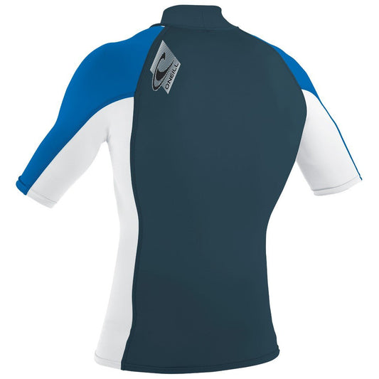 O'Neill - Youth Premium Skins Rash Guard Turtleneck Blue/White - 4 - GearFreak