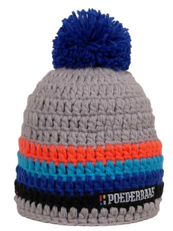 Poederbaas - Pompon | Grijs Oranje Blauw Zwart - GearFreak