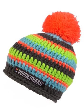 Poederbaas - Pompon Grijs Roze Blauw Groen - GearFreak