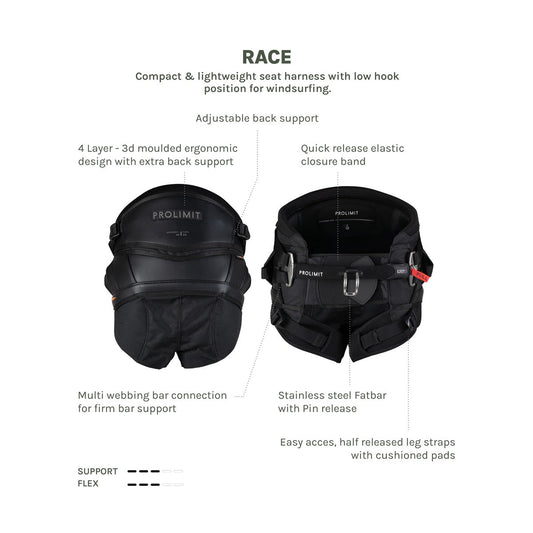 Race Windsurf Seat Harness