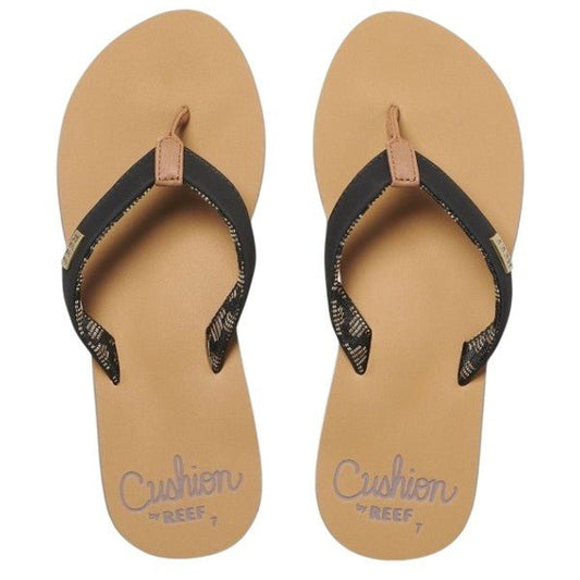 Reef - Cushion Sands | Black/Tan - 7 - GearFreak