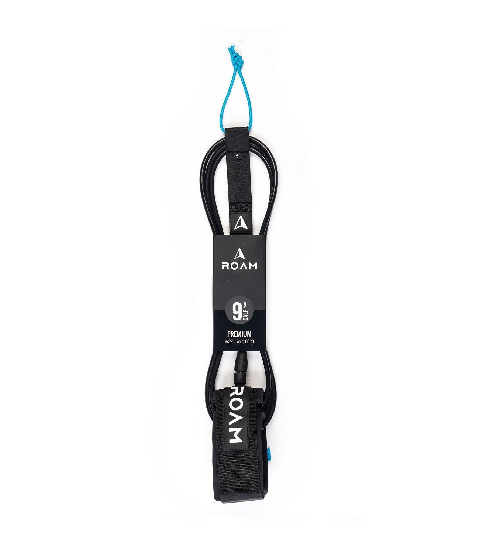 Roam - Premium Calf Leash 9'' - Black - GearFreak