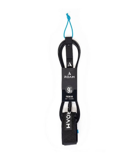 Roam - Premium Calf Leash 9'' - Black - GearFreak