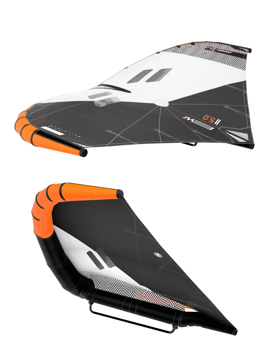 RRD Evolution Wing Y30 in zwart - schuin boven- en onderaanzicht