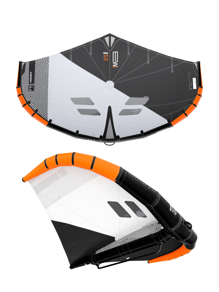 RRD Evolution Wing Y30 in zwart - voor- en zijaanzicht
