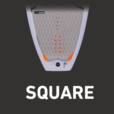 RRD Kiatta kiteboard met square tail