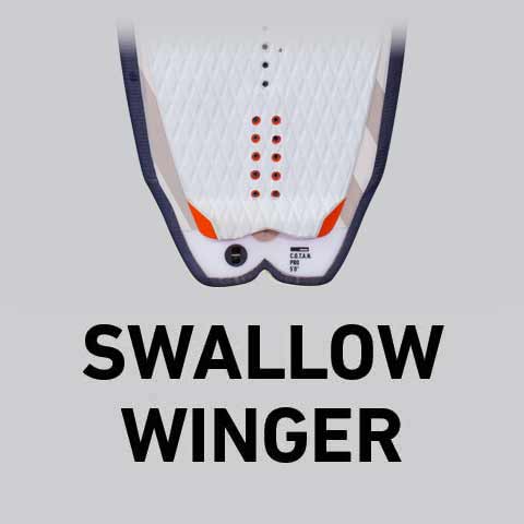 RRD C.O.T.A.N. PRO kiteboard met swallow winger tail