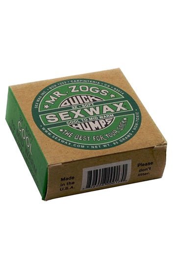 SexWax - Quick Humps Eco Box - Cool to Mid Warm Green - GearFreak