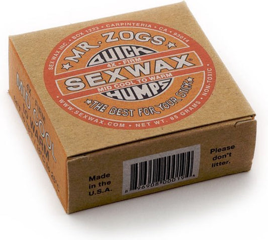 SexWax - Quick Humps Eco Box - Mid Cool to Warm Orange - GearFreak