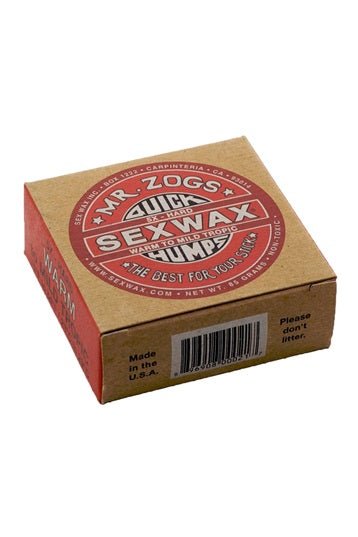 SexWax - Quick Humps Eco Box - Warm to Mild Tropic Red - GearFreak