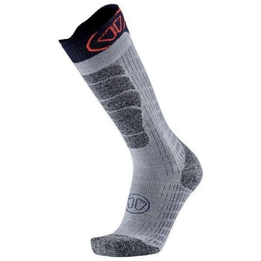 Sidas - Ski Merinos Socks Grey/Orange - 35 - 38 - GearFreak