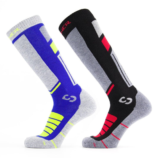 Sinner - Pro Skisokken Blauw - Zwart 2 - Pak - 35 - 36 - GearFreak