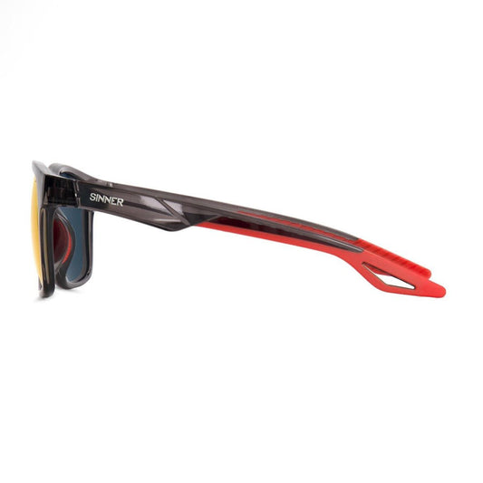 Sinner - Sinner Faveira Sunglasses | Cry Black/Smoke Black - Red - GearFreak