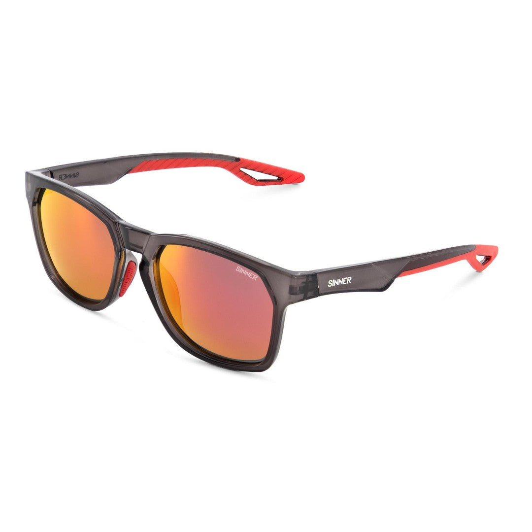 Sinner - Sinner Faveira Sunglasses | Cry Black/Smoke Black - Red - GearFreak
