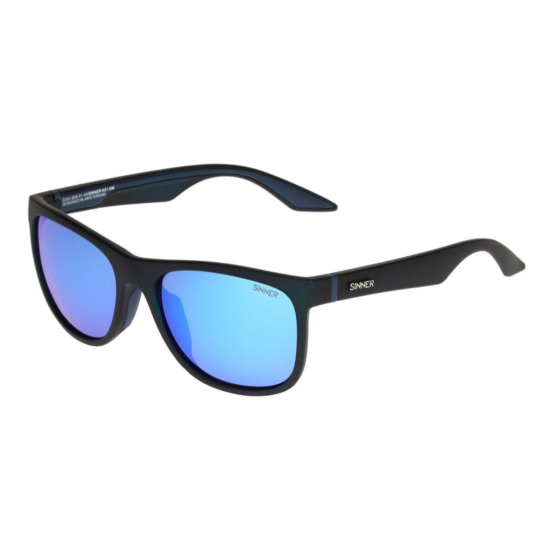 Sinner - Sinner Rockford Sunglasses | Matte Black/Icy Blue - GearFreak