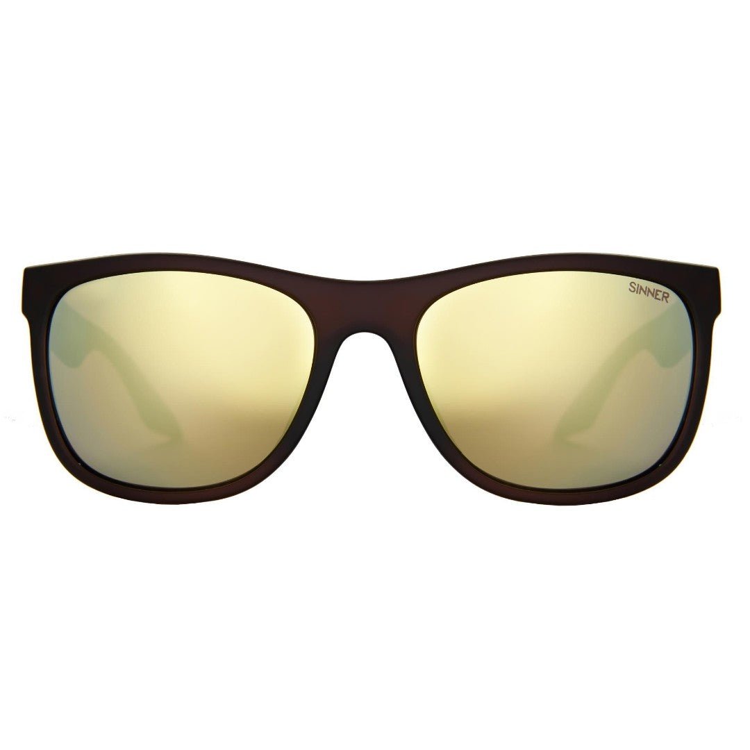 Sinner - Sinner Rockford Sunglasses | Matte Brown/Yellow - GearFreak