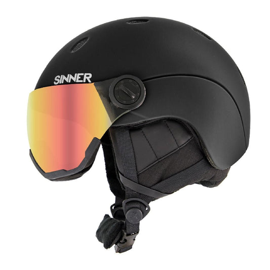 Sinner - Titan Visor Matte Black Red - M - GearFreak