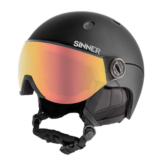 Sinner - Titan Visor Matte Black Red - M - GearFreak