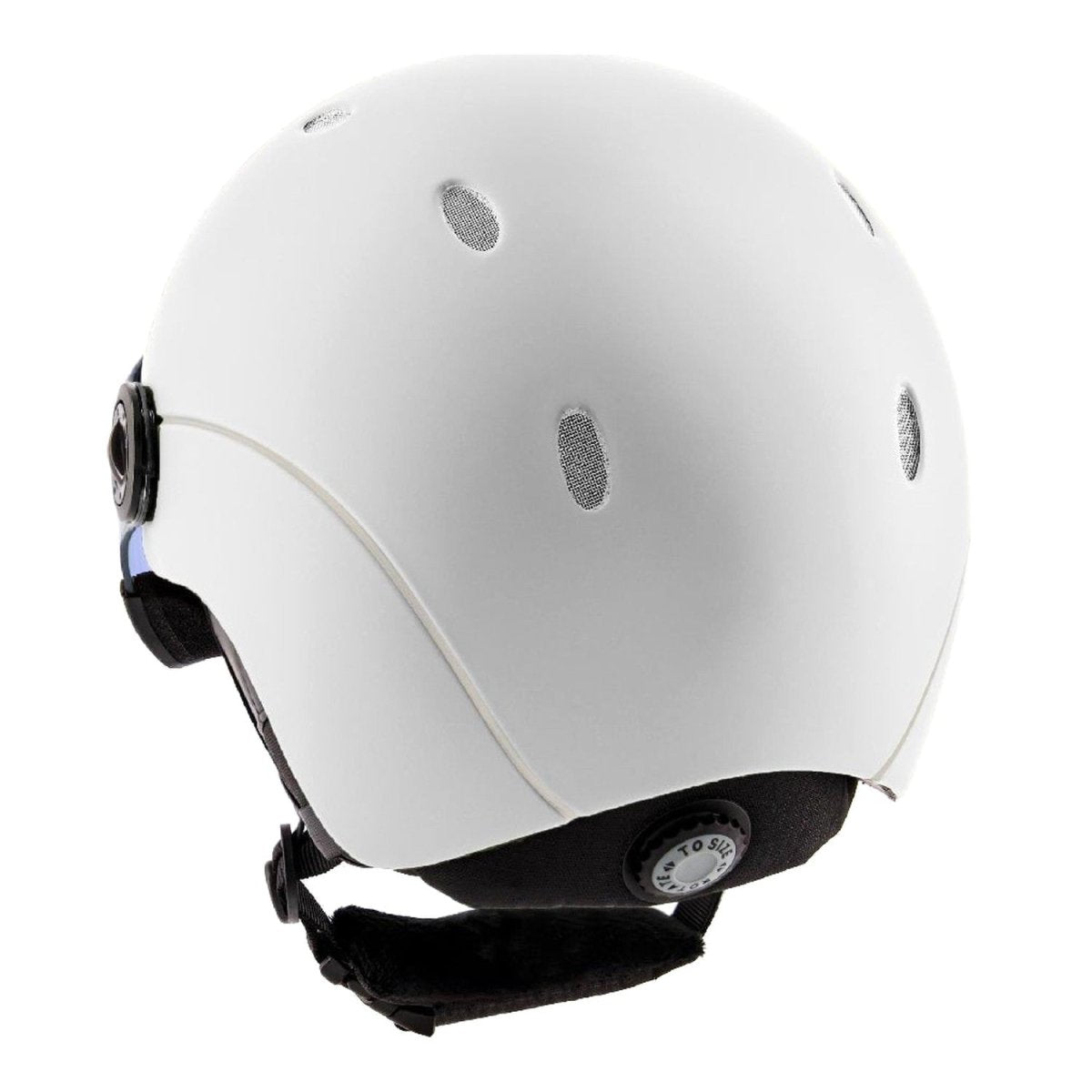 Sinner - Titan Visor - Matte White Blue - GearFreak
