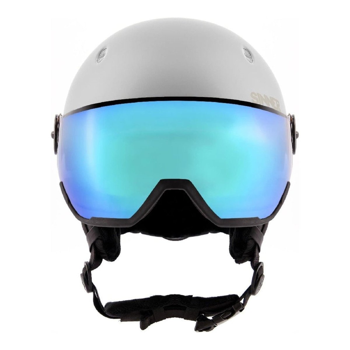 Sinner - Titan Visor - Matte White Blue - GearFreak
