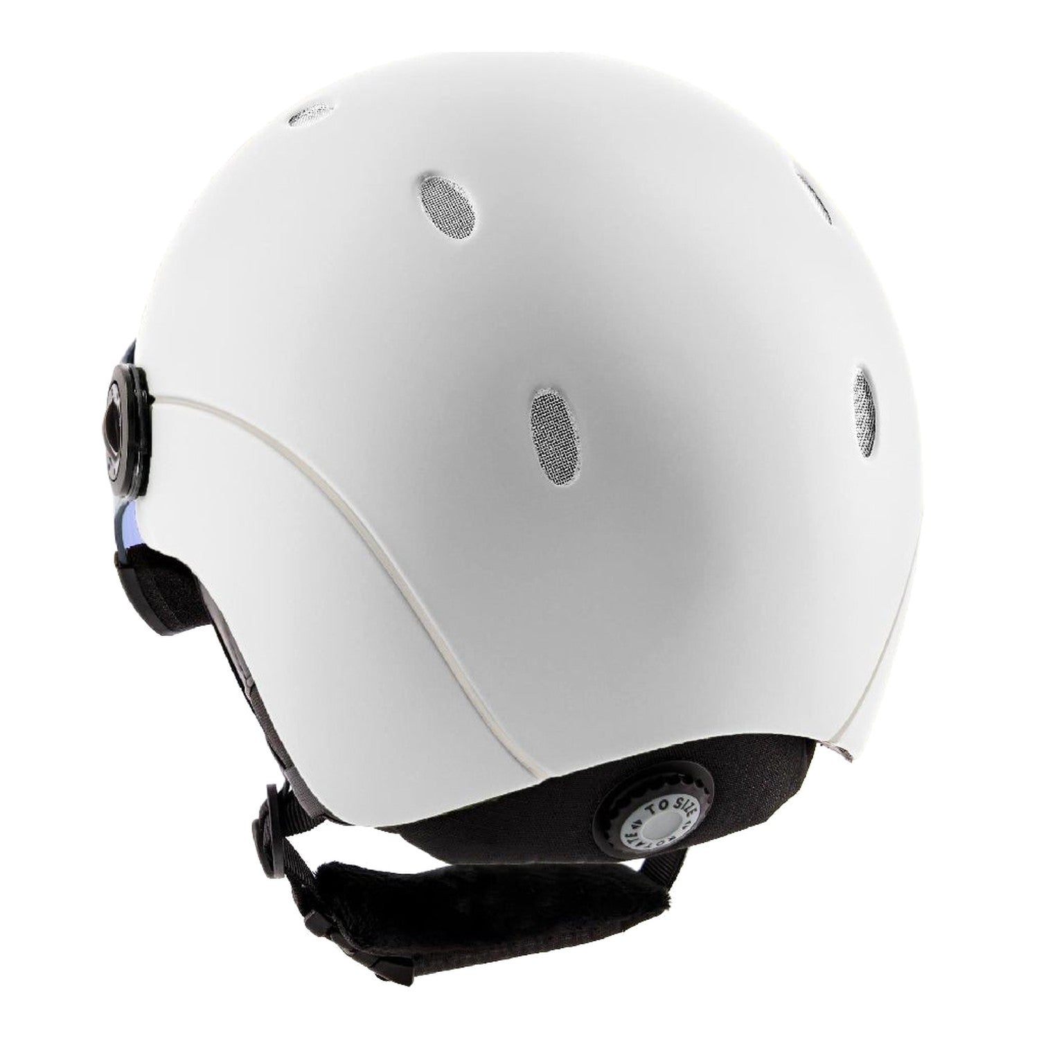 Sinner - Titan Visor - Matte White Blue - GearFreak