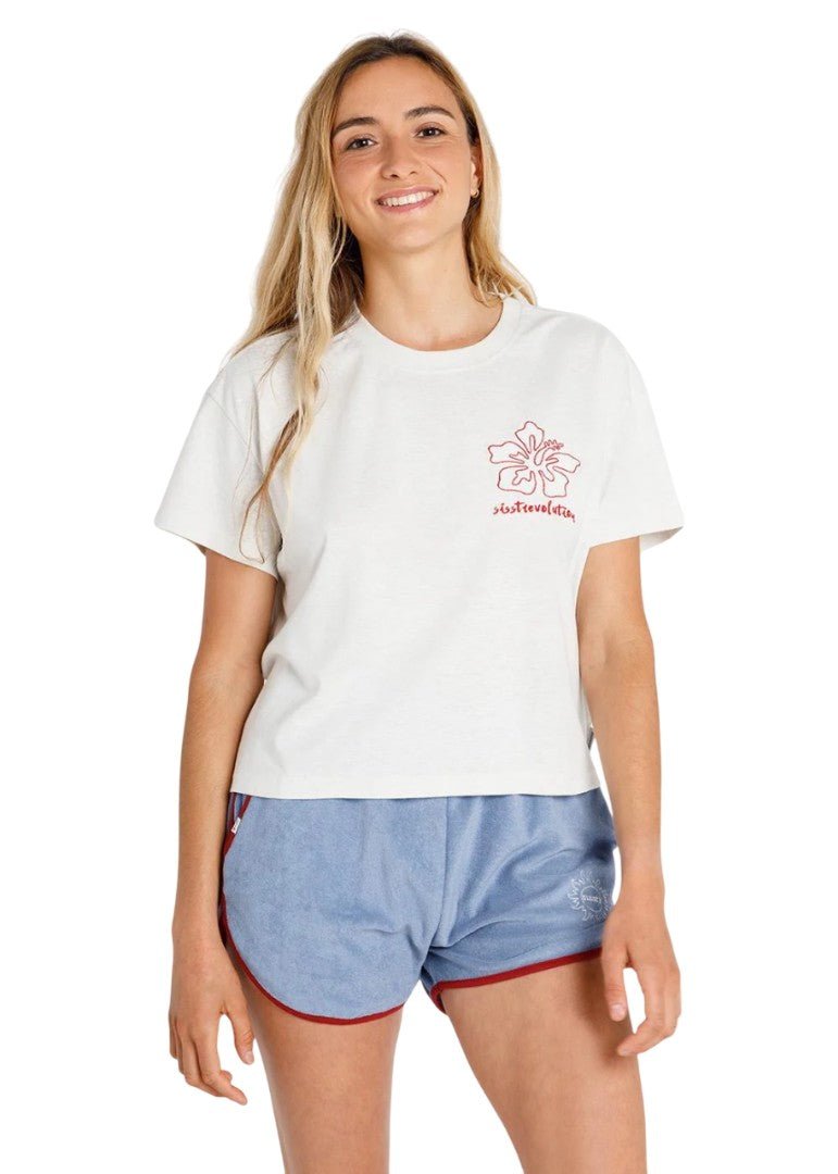 Sisstr - Hibiscus Tee | Vintage White - S - GearFreak