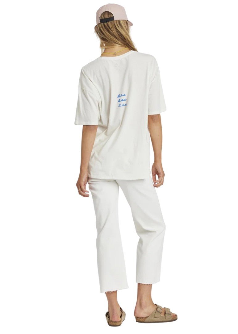 Sisstr - Kickin It Slouch Tee | Vintage White - S - GearFreak