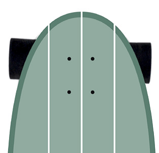 Slide - Slide Surfskate Swallow 33" Saladita - GearFreak
