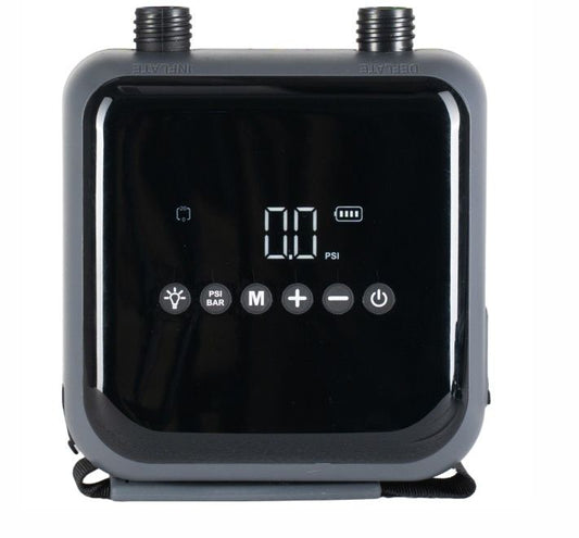 STX Electric Pump With Battery 20 PSI - display en knoppen