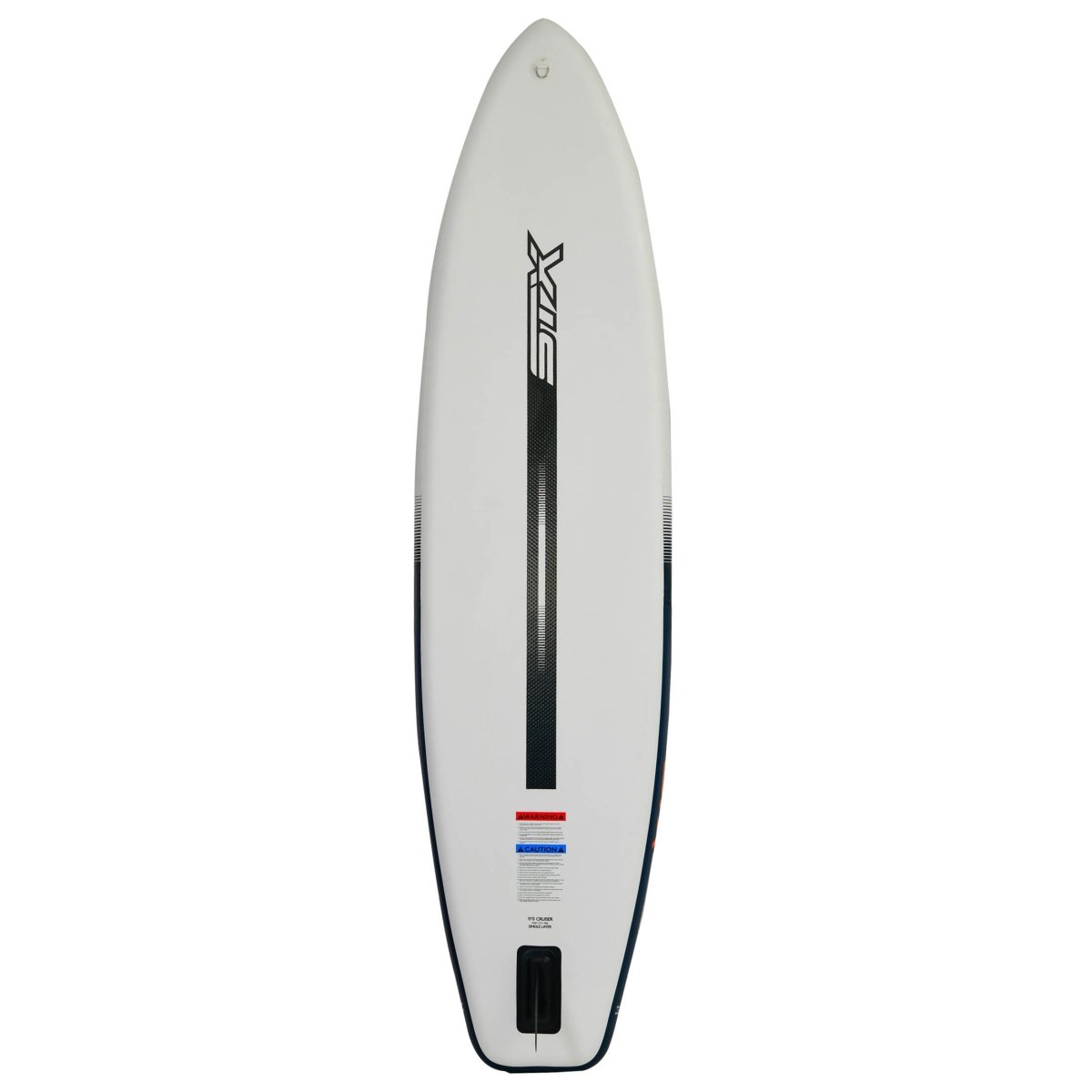 Onderkant van de STX iSup Cruiser met centrale vin