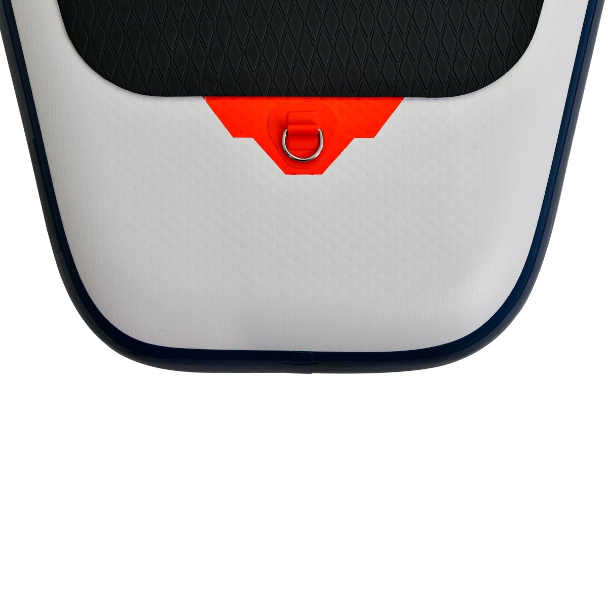 Onderkant staart van de STX iSup Cruiser met vinbox in close-up