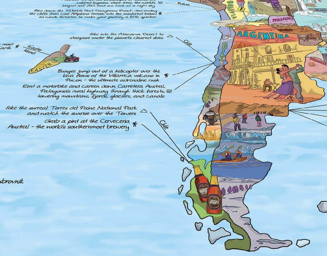 Surftrip Map - Bucket List Map - GearFreak